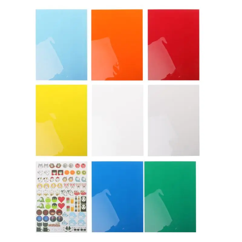 

9 Pack Earrings Heat Shrink Film Sheet Art Design Papers Drawing Jewelry Project