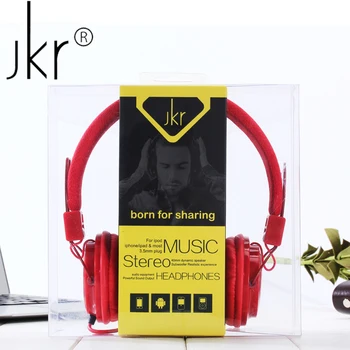 

JKR 101 Wired Colorful Foldable Wired headphone Stereo Sport Headphones Music Headset with Noise Canceling 3.5mm AUX