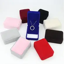 100 шт/партия Большой Гладкий кулон коробка 10x7x4 см ручной цепи ожерелье хранения подарочные коробки Свадебная шкатулка для украшений Mixorder