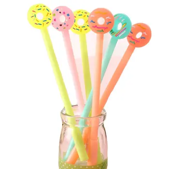 

4pcs/pack Doughnut Gel Ink Pens Cute Gel Pen For Office Supplies Party Gifts