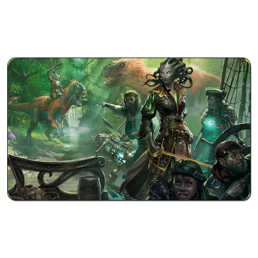 Красный Kaalia огромного Playmat волшебный Настольные игры playmats, резиновые таблицы площадку, сбор Дизайн Playmat Бесплатный подарок мешок - Цвет: Красный