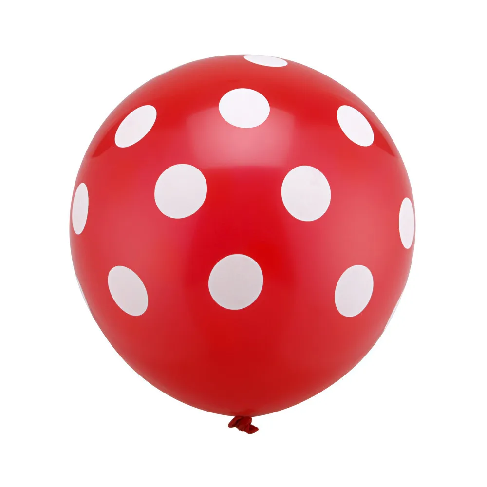 1" 10 шт. латексный воздушный шар в горошек для вечерние Декор на свадьбу День рождения