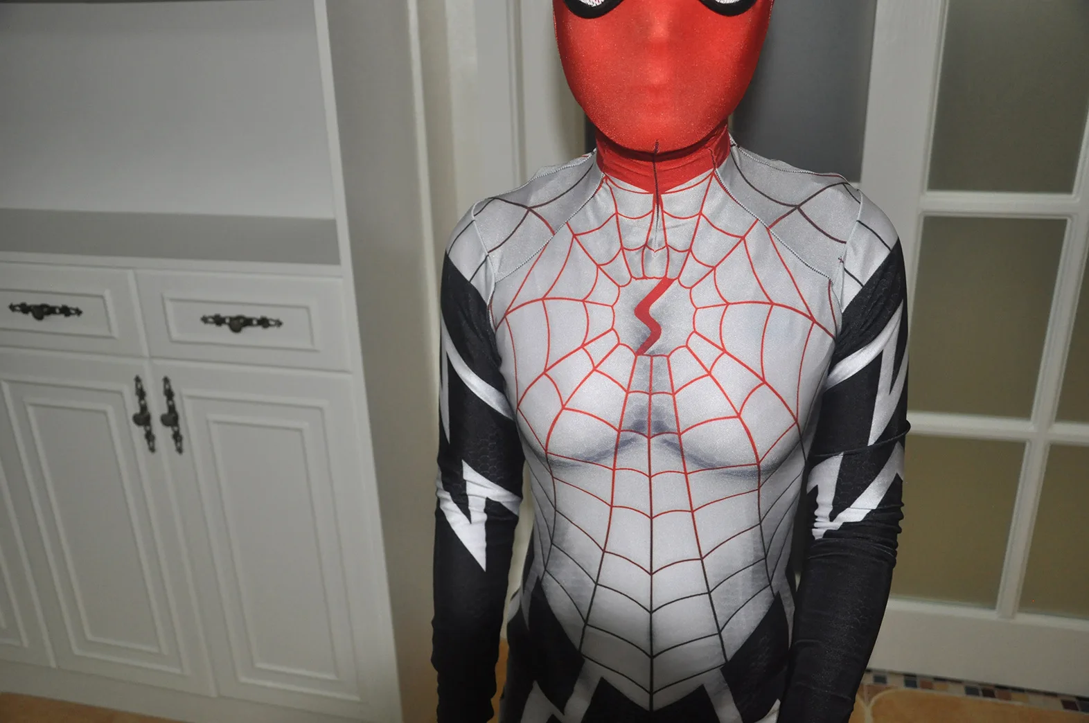 Ainiel Silk Cindy Moon Spidergirl косплей костюм спандекс Леди Женщины Человек-Паук Девушка Боди Zentai костюм Человек-паук Хэллоуин