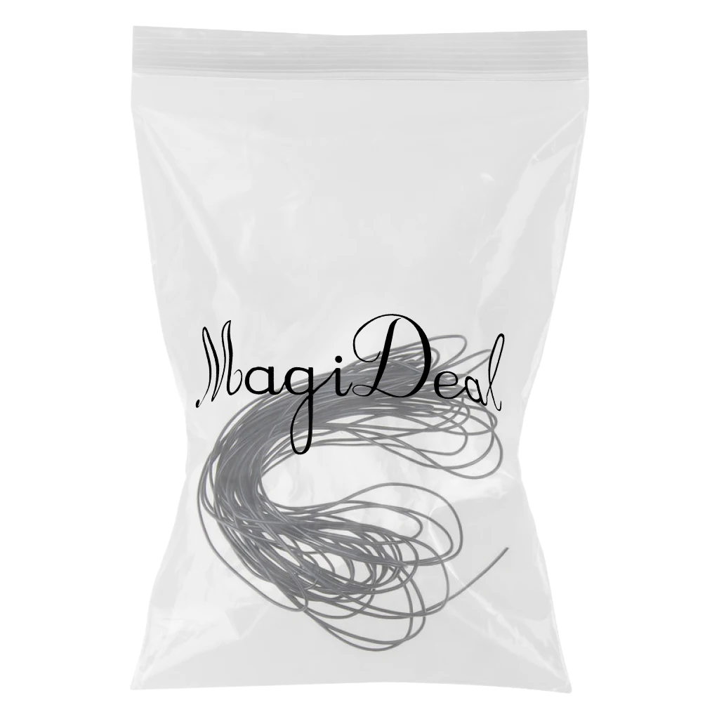 DIY Black 10M Round Leather Cord Chain, Jewelry Pendant Necklace Accessories Rope 1. 5mm