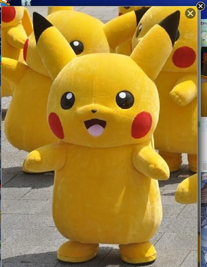 Buy 2016Top Grade Deluxe Pikachu Mascot Costume