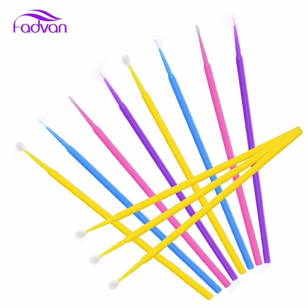 

100 Pieces/Lot Disposable Makeup Brushes Eyelash Brush Micro Applicator Brushes Great for Dental/Oral / Makeup and Personal Care