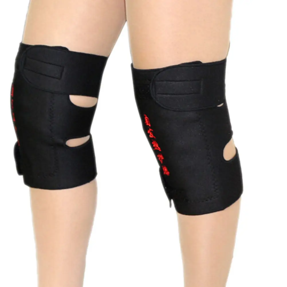 1Pc Black Support Knee Protector Prevent Arthritis Injury Elastic