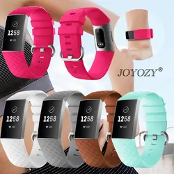 Joyoy ремешок для Fitbit Charge 3 кремнезема для Fitbit Band Замена ремень для Fitbit Smart Band аксессуары ремень