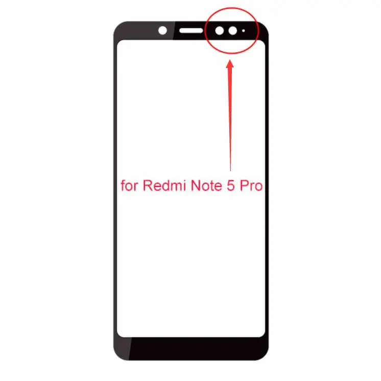 Mocolo, полностью проклеенное закаленное стекло премиум класса для Xiaomi Redmi Note 6 PRO, полное покрытие, Защита экрана для Redmi Note 5, стеклянная пленка - Цвет: for Redmi Note 5 PRO