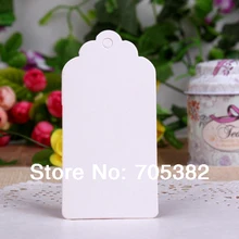 4,5*9,5 см(со шнуром) новые белые бумажные Теги чистый лист бумаги закладки Этикетка бирка(SS-7122-3