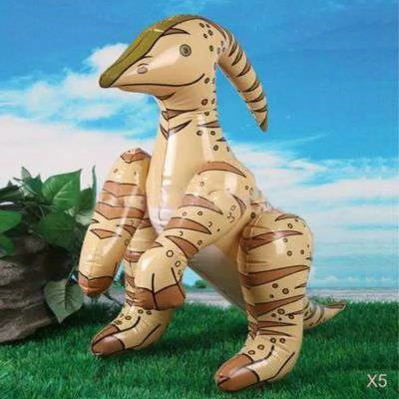 Надувной динозавр мультфильм ПВХ> 3 лет дети надувные воды для плавания игрушки стоят Стадия Забавный украшения подарки