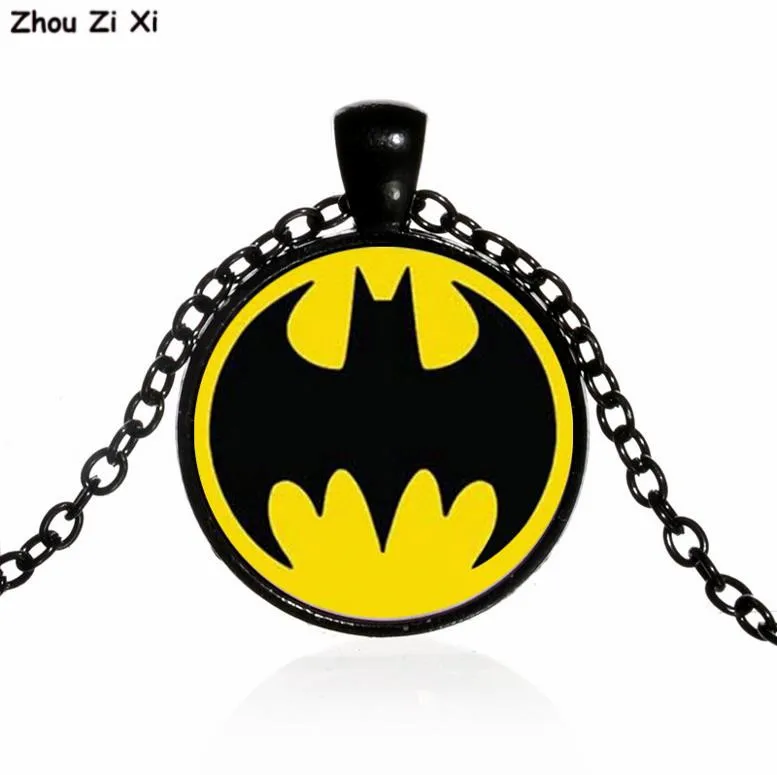 

Superhero batman LOGO time gem necklace Toys