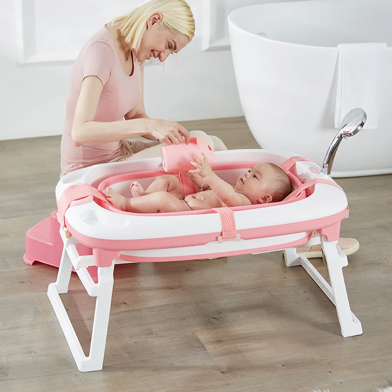 newborn folding bathtub