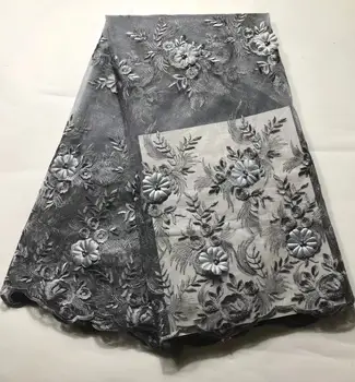 

Dusty pink African Lace Fabric 2018 Embroidered Nigerian Beaded Laces Fabric.High Quality French Tulle Lace Fabric For Women