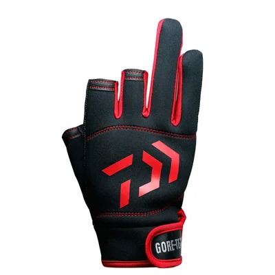 Перчатки для рыбалки DAIWA, Спортивные профессиональные перчатки с тремя пальцами, дышащие перчатки для рыбалки, 8 стилей - Цвет: 5