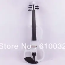 Белый 5 струн 16 ''электрическая ВИОЛА ТИХИЙ твердый деревянный корпус мощный звуковой корпус лук