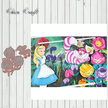 

Beautiful flowers Metal Cutting Dies Stencils Scrapbooking Decorative Embossing Folder Carbon Steel Paper Card DIY