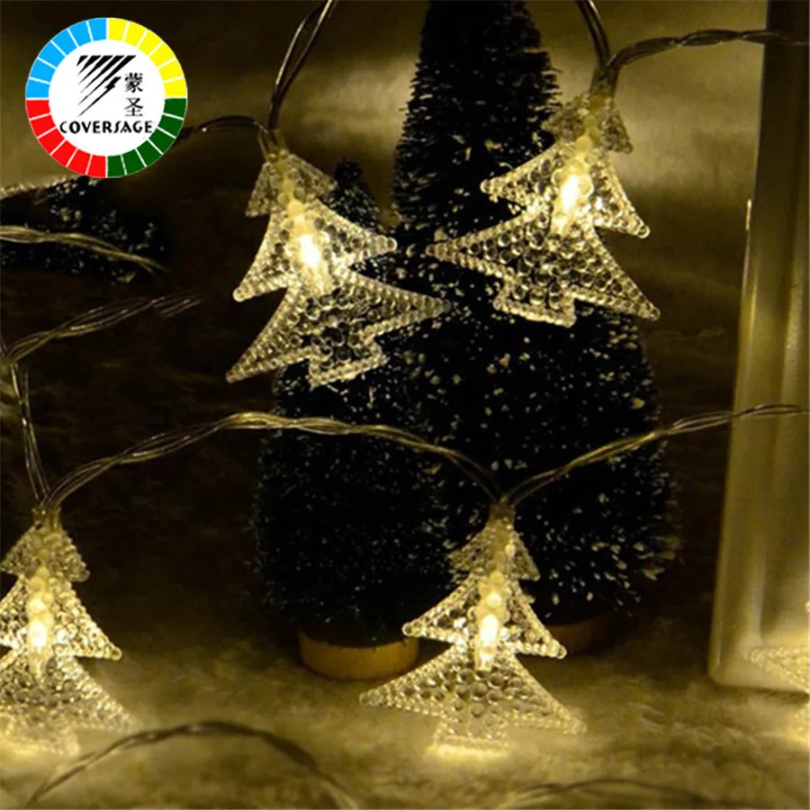 Coversage 10 м 100 светодиодная гирлянда для рождественской елки, Рождественская гирлянда для наружного украшения, светодиодная занавеска Navidad, сказочные огни Guirlande Lumineuse