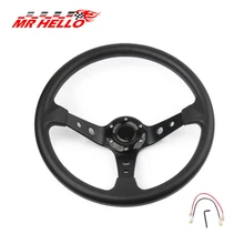 14 дюймов 350 мм руль резиновый руль гоночный Дрифт руль