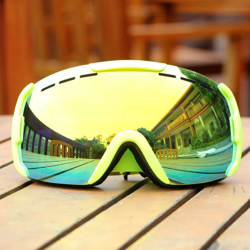 VANREE, брендовые лыжные очки, двойные линзы, UV400, анти-туман, очки для катания на лыжах, для мужчин и женщин, маска для снега, очки для взрослых, Лыжный спорт, сноуборд, очки 11