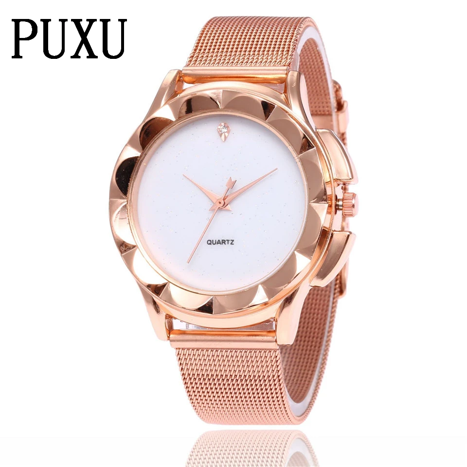 2018 New Fashion Unisex Women Ladies Golden Stainless Steel Mesh Band Silver Wrist Watches ladies watch relogio Dropshipping 2018 New Fashion Unisex Women Ladies Golden Stainless Steel Mesh Band Silver Wrist Watches ladies watch relogio Dropshipping