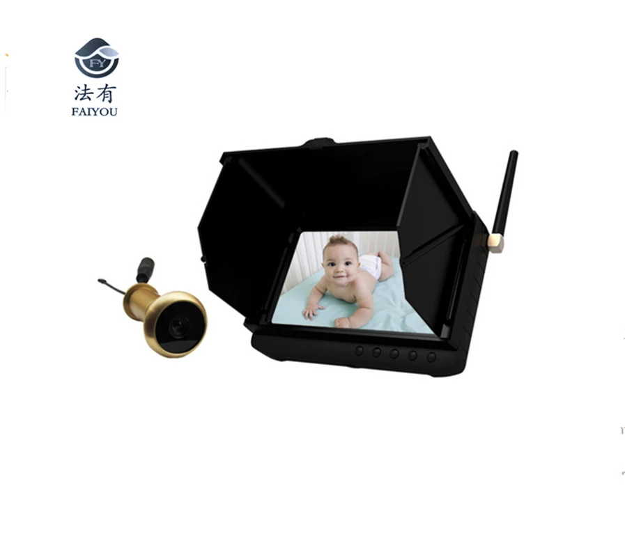 

3RD CCTV HD Mini Door Camera Low 0.008lux IR Small Size Camcorder With Audio For Security Surveillance And Monitor