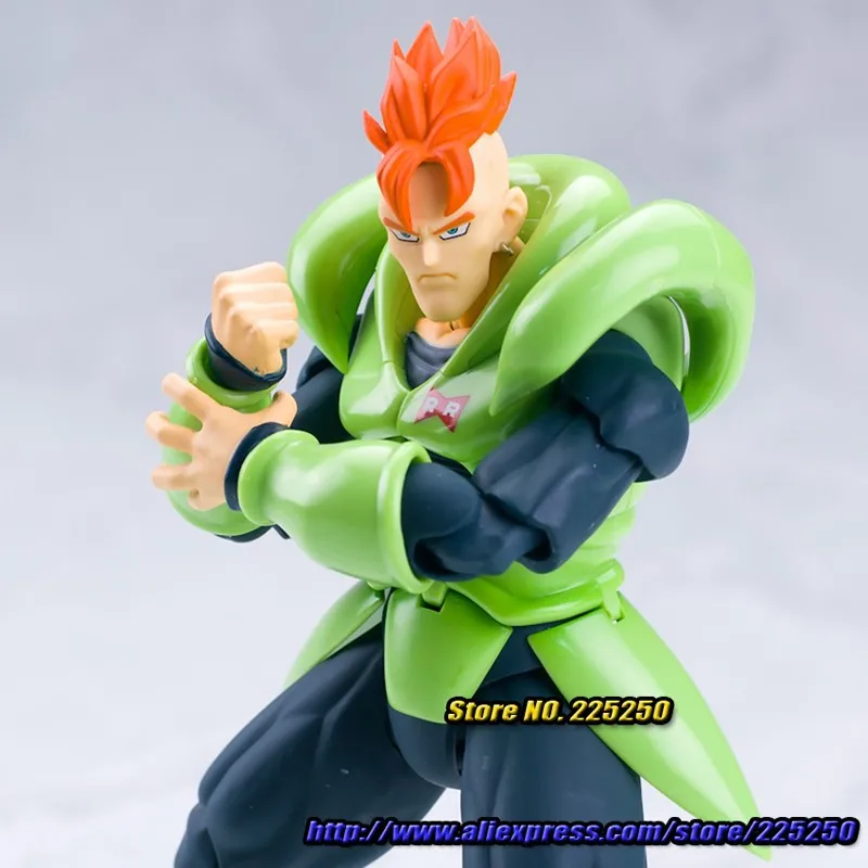 DRAGONBALL Dragon Ball Z/Kai Оригинальные BANDAI Tamashii Наций S. h. figuarts/СВЧ эксклюзивные фигурки-Android № 16