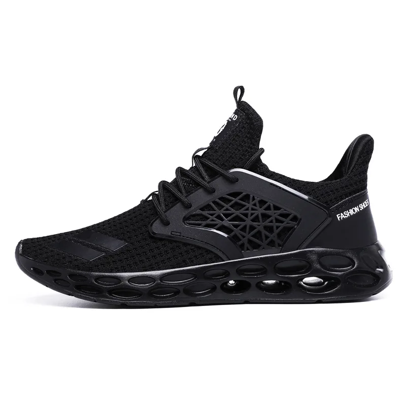 

2019 Ultra Light Sneakers Men Summer New Style Breathable Baseball Shoes Men Solid Cheap Hot Sale Outdoor Sports Shoes