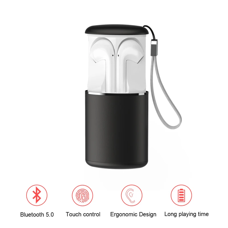 

ABDO TWS Bluetooth 5.0 Wireless Earphones Earpieces mini Earbuds M9 With Mic