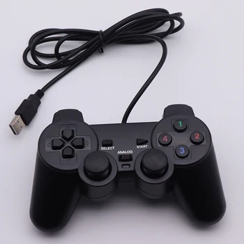 

coolbaby Wired Game Controller Game Joypad Joystick USB Gamepad For PC Laptop Vibration Gamepads