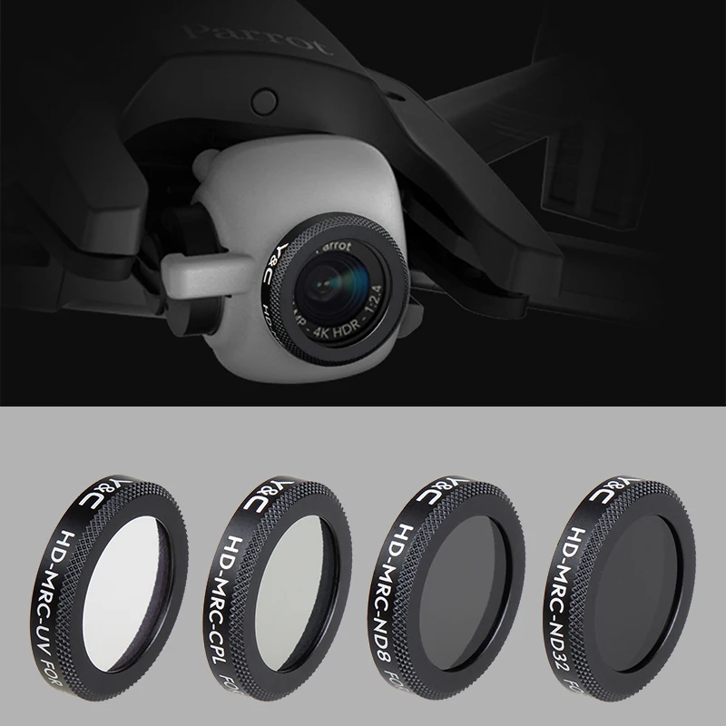 

Lens Filter UV CPL Polarized ND4 ND8 N16 Neutral Density Filter for Parrot Anafi Drone Camera Snap on HD Filter Spare Parts