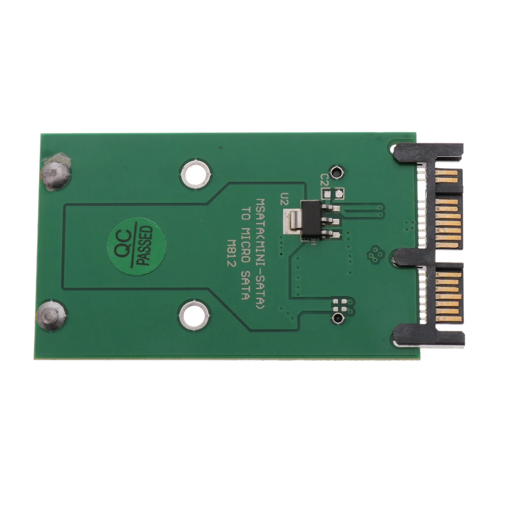 Dovewill Mini PCI-E SSD MSATA to 1.8''inch Micro SATA 16Pin Riser Card Adapter Board 