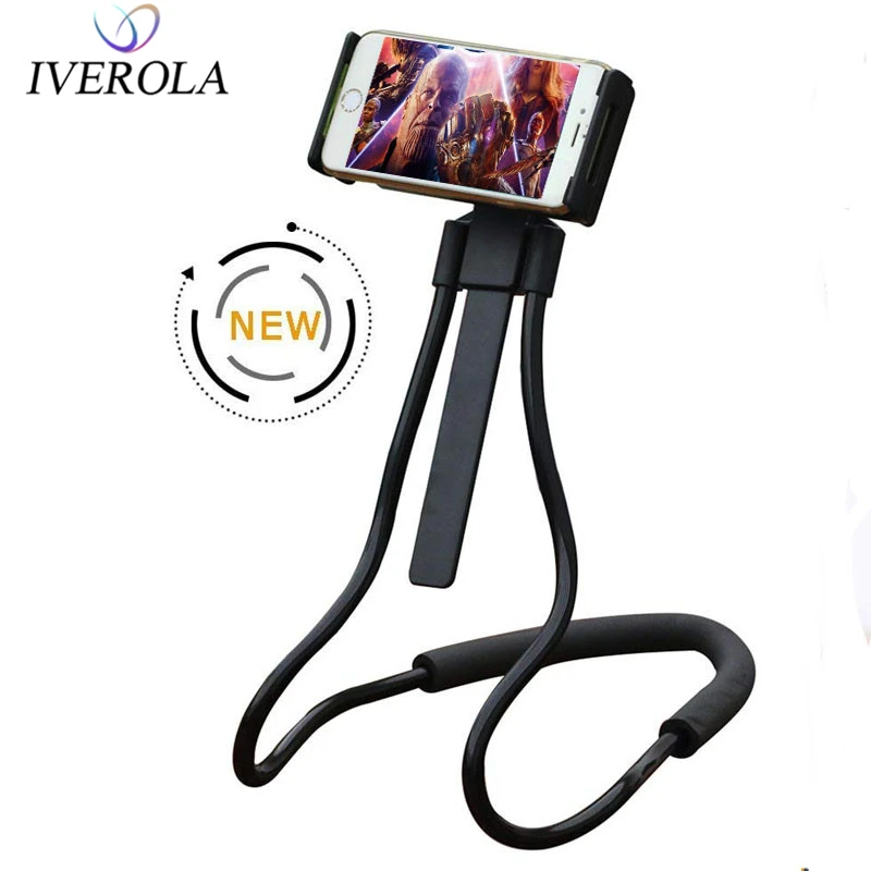 

Univerola Flexible Cell Phone Holder Bed Stand Long Arm Lazy Bracket Rotating Stand For Xiaomi iPhone XR Lazy Neck Phone Holder