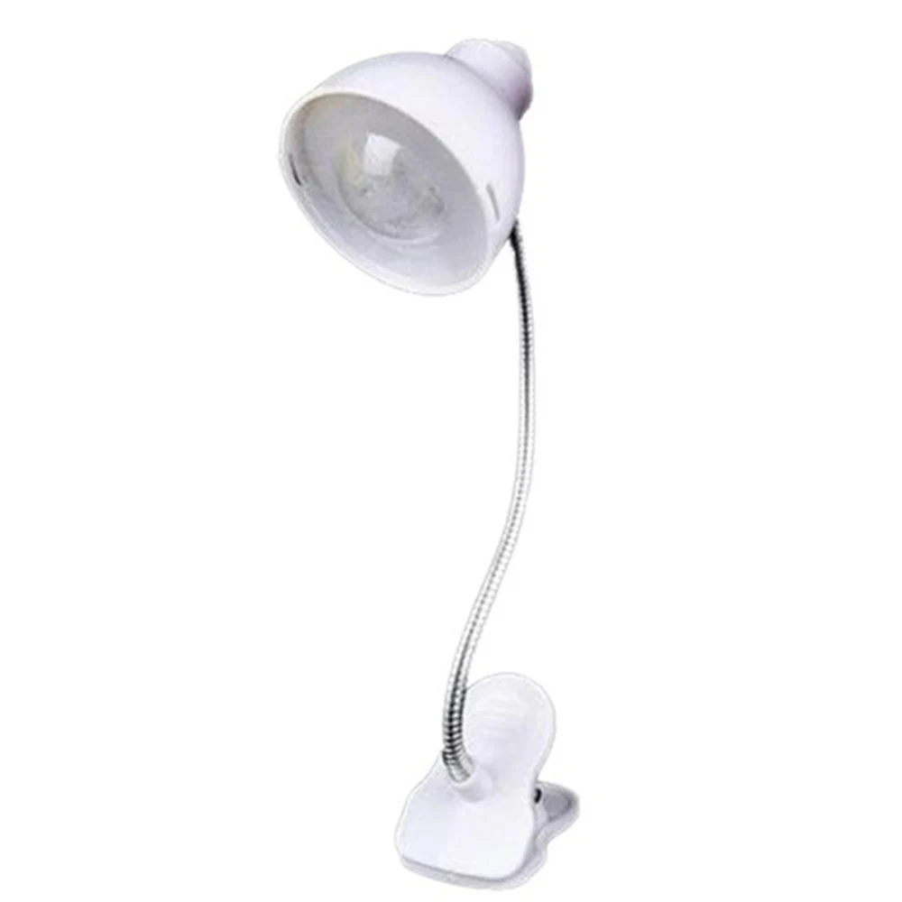 Регулируемый Ночной светильник с зажимом, мягкий светильник, лампа для чтения с эффектом ing, мини портативный милый светодиодный светильник для книг, гибкий - Испускаемый цвет: white