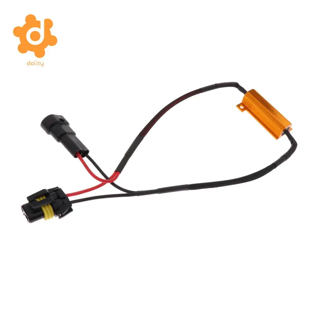 Baoblaze Pair 9005/HB3 LED Fog Light 50W 6Ohm Load Resistor Wiring Canceller Decoder