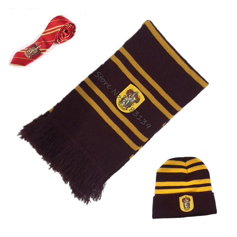 Ainiel Gryffindor Slytherin Ravenclaw hufflepuff галстук шапка шарф Косплей Костюм для мужчин и женщин
