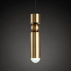 Nordic из золотистого металла G9 светодиодный Penant свет минимализм Спальня светильников подвесные светильники для Обеденная Крытый