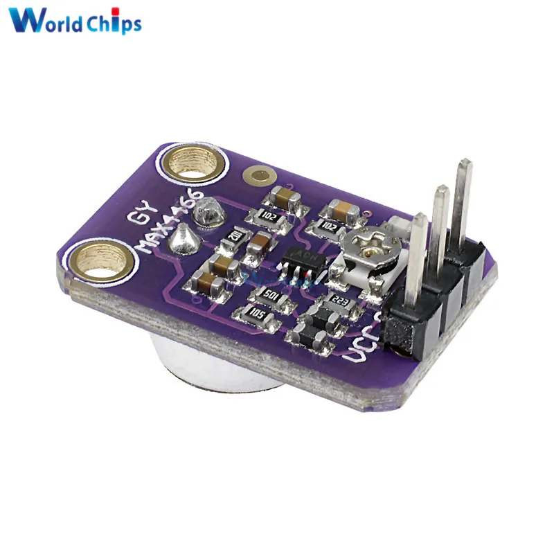 GY MAX4466 Electret микрофонный модуль усилителя с регулируемым коэффициентом усиления