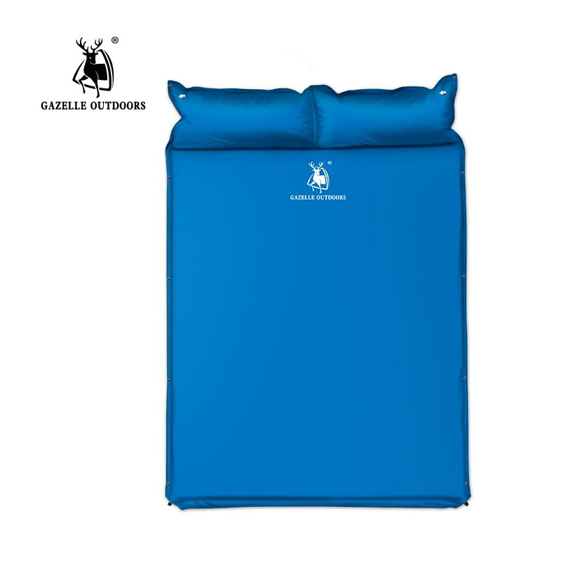 

GAZELLE OUTDOORS Camping Mat Automatic Inflatable Tent Folding Mat Splicing Picnic Beach Air Mattress Sleeping Pad Bed