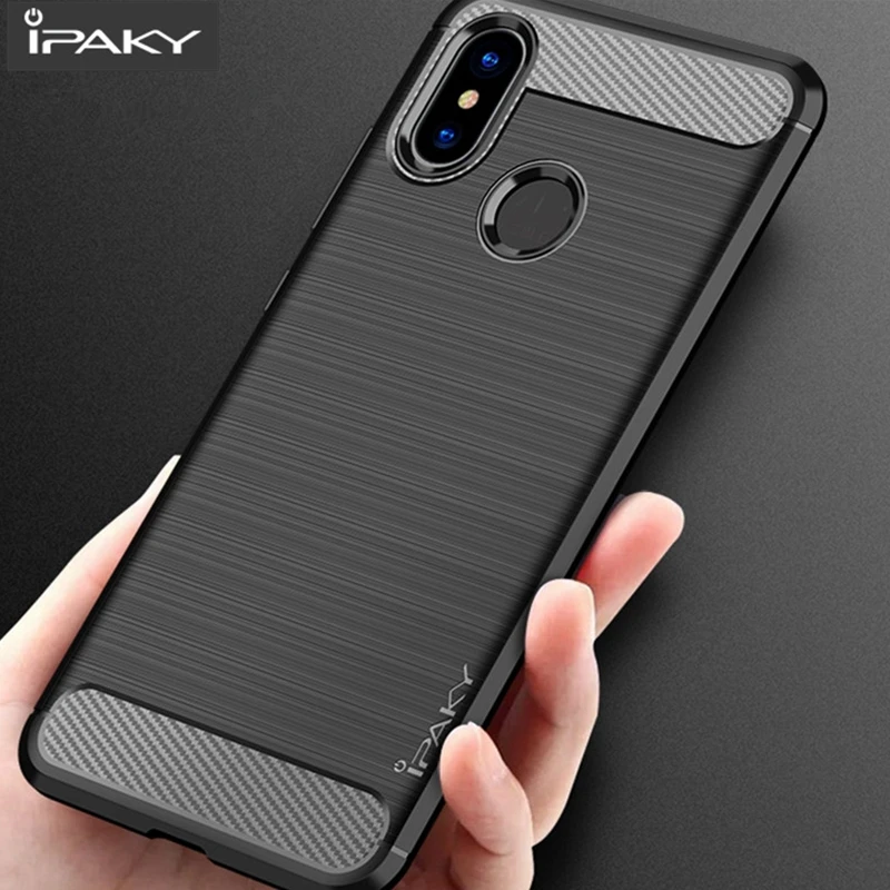 

IPAKY Phone Cases For Xiaomi mi 8 mi8 Silicon TPU texture Protective Case For Xiaomi Mi 8 SE 4/6 64/128/256 GB Xiomi Xaomi capa