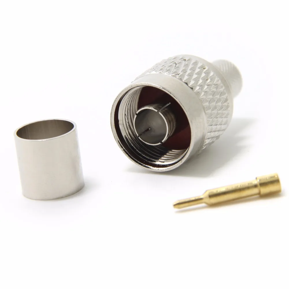 TV, vídeo y home cinema Ancable Paquete de conectores macho tipo N para LMR400 RG-8 Belden 9913 50 Ohm cable coaxial RF de pérdida mumnet.com