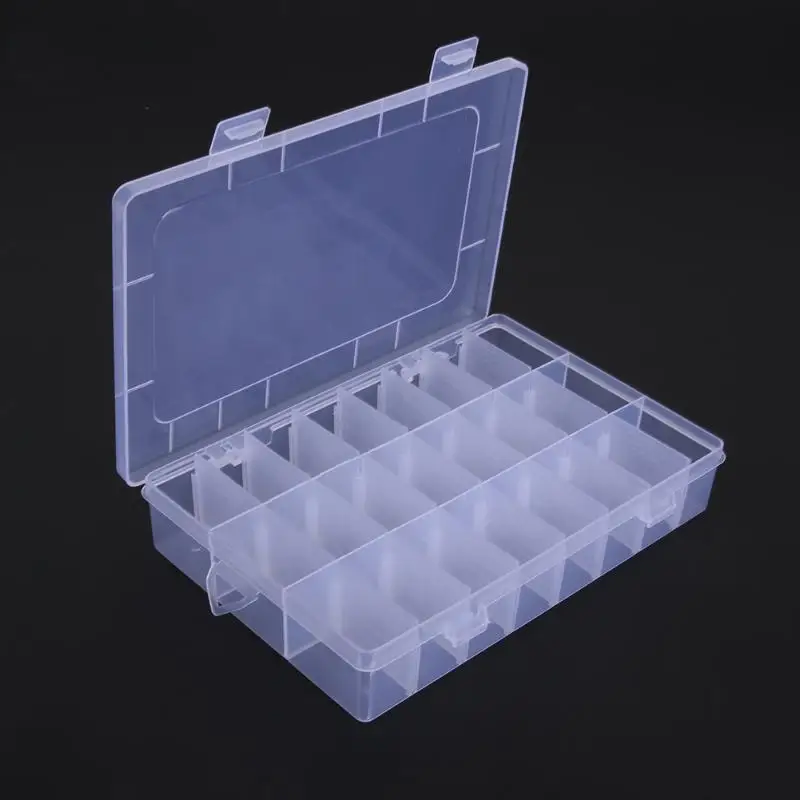 Пластиковый Органайзер для хранения таблеток 24 отделения|24 compartments|storage casecandy storage