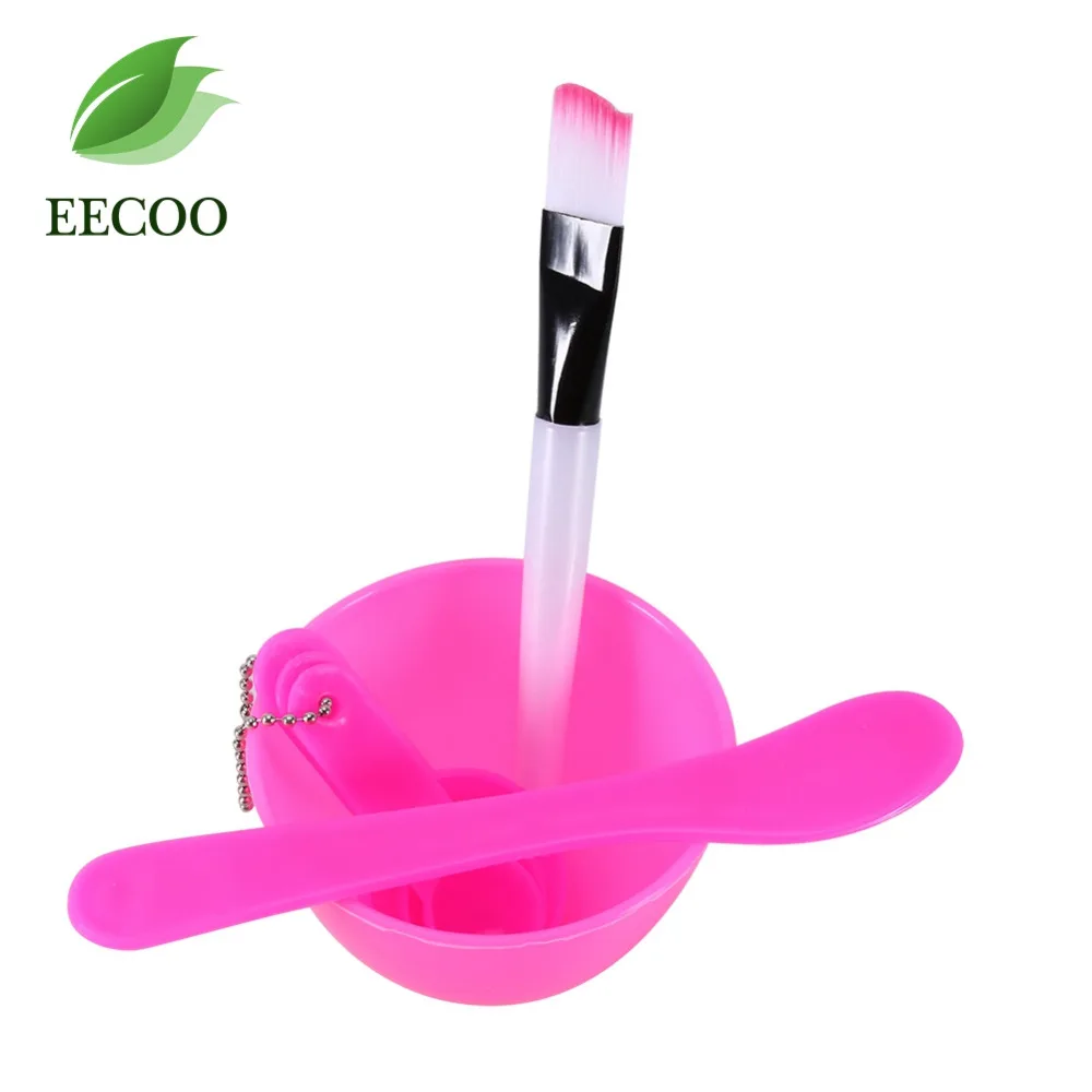 

4in1 DIY Facial Mask Bowl makeup brushes Mixing Spoon maquiagem brush with Stick make up brushes Face Care pincel maquiagem tool
