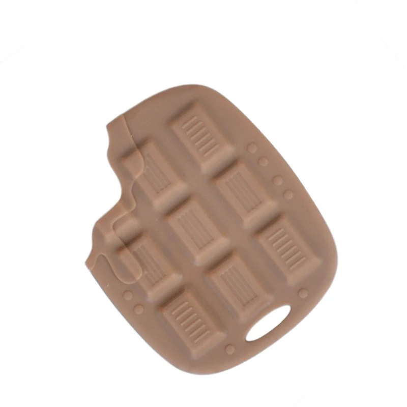 Anneau De Dentition En Silicone Pour Bebe Nourriture En Forme De Chocolat Jouets Pour Bebe Soins Dentaires Brosse A Dents Entrainement Aliexpress
