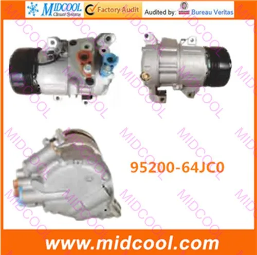 

HIGH QUALITY AUTO AC COMPRESSOR DCS141C FOR 95200-64JC0 9520064JC0