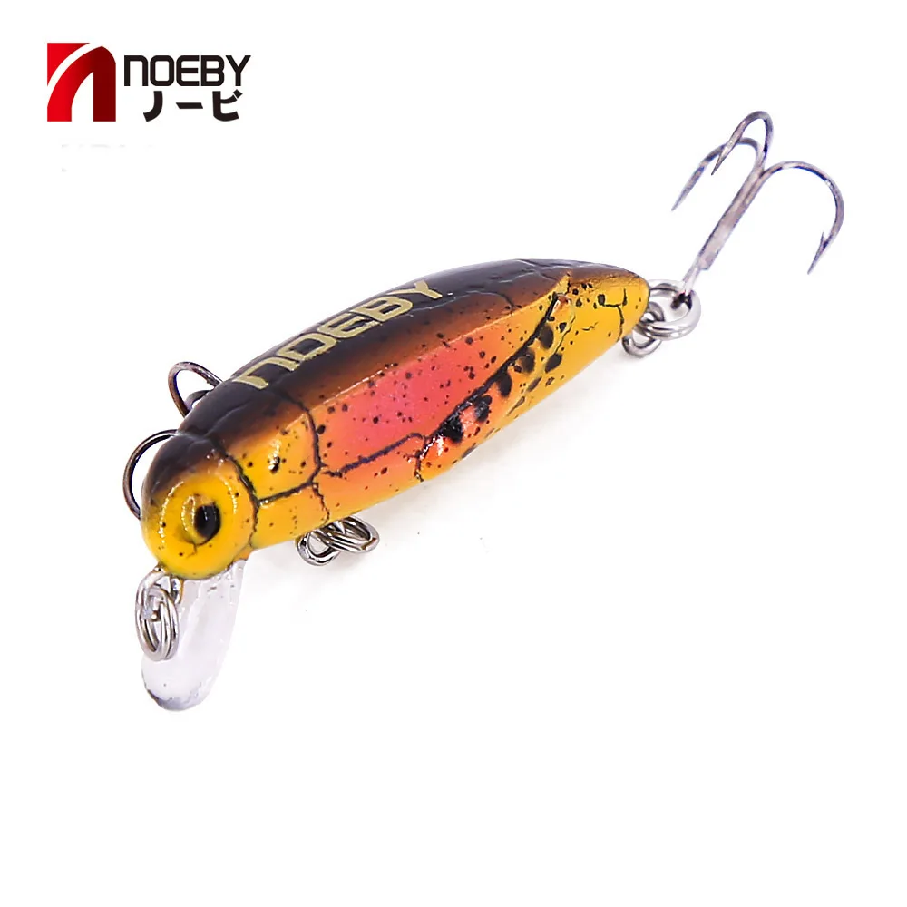 

2018 unique designed Noeby mini trout hard lure suitable for freshwater equipped with VMC hooks and 3D eyes from hunt house