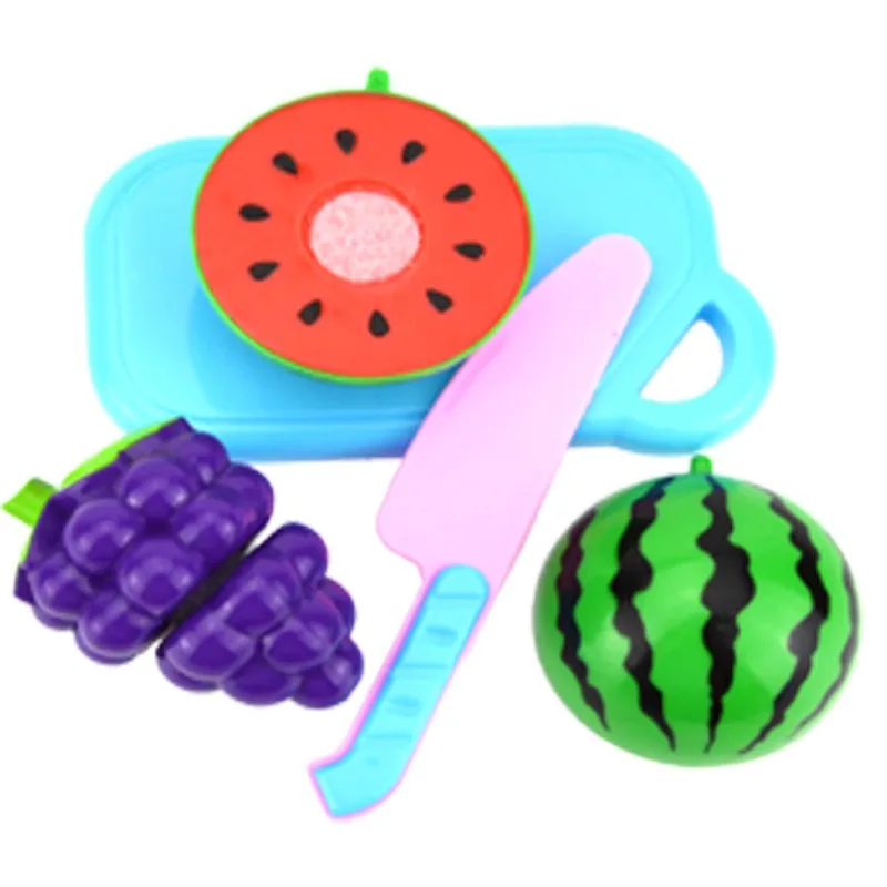 Пластиковый набор для резки овощей и фруктов, Обучающий набор фантазий, детское питание, Кухонные Игрушки для малышей, детские игрушки - Цвет: A1