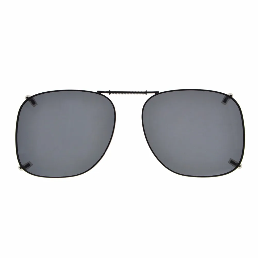 

C66 Eyekepper Metal Frame Rim Polarized Lens Clip On Sunglasses 53*46MM