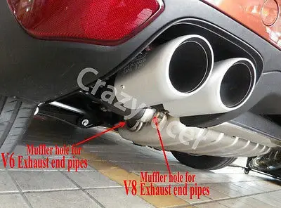 Для Porsche Cayenne V8 черный хвост выхлопные наконечники Глушитель Трубы 2011-2014 Для Porsche Cayenne V8 черный хвост выхлопные наконечники Глушитель Трубы 2011-2014