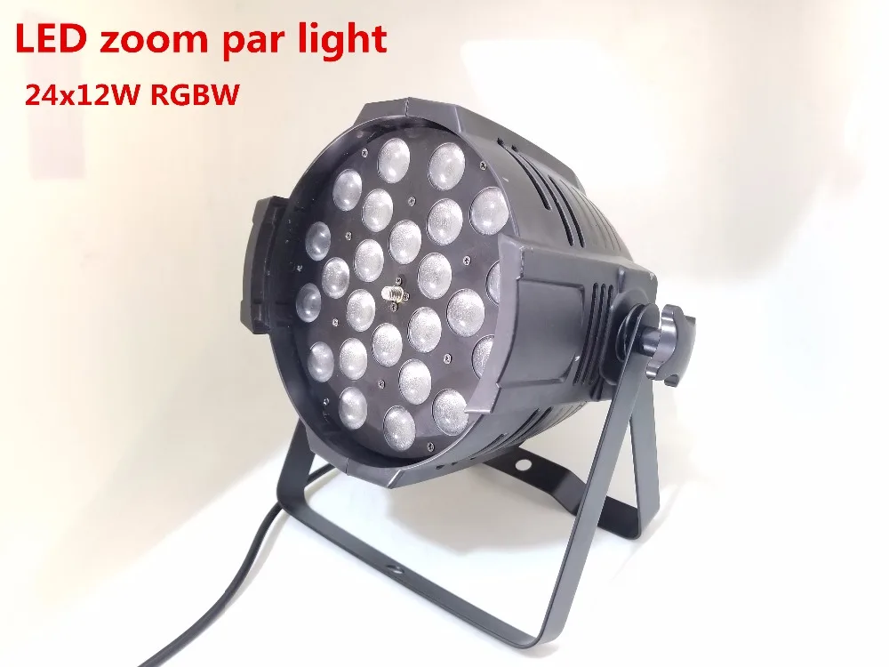

Led zoom par 24x12W rgbw 4in1 led par light dj dmx Controller lights Led Par Light stage effects ZOOM 10-60 degree